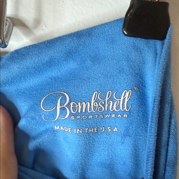 Bombshell Sportswear Sky Blue Marble Leggings XS/S - Picture 2 of 4